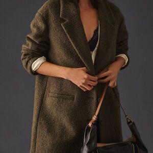 Oversized Bouclé Coat Maeve by Anthropologie XL